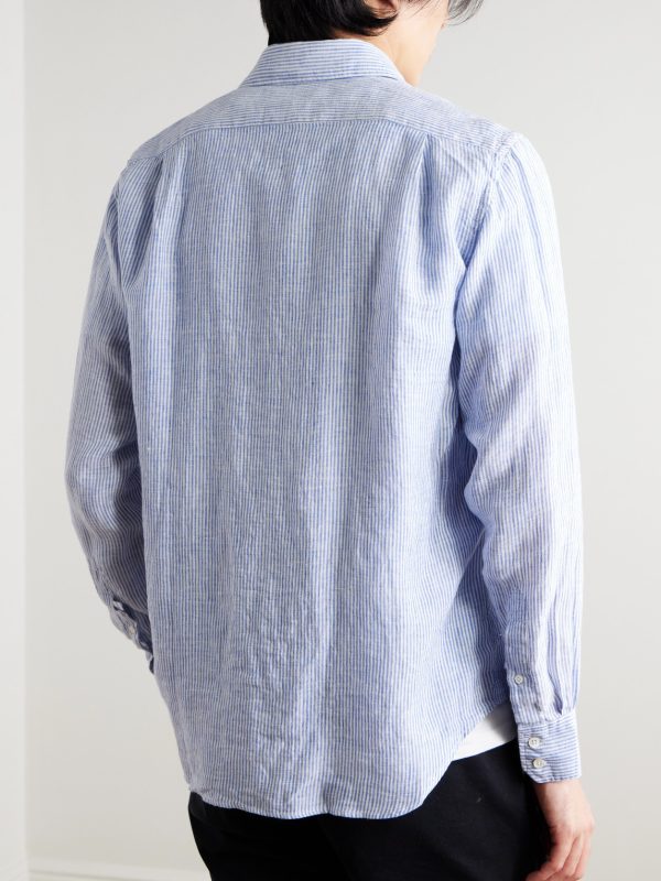 Paul Striped Linen Shirt - BK Paul Striped Linen Shirt - BK
