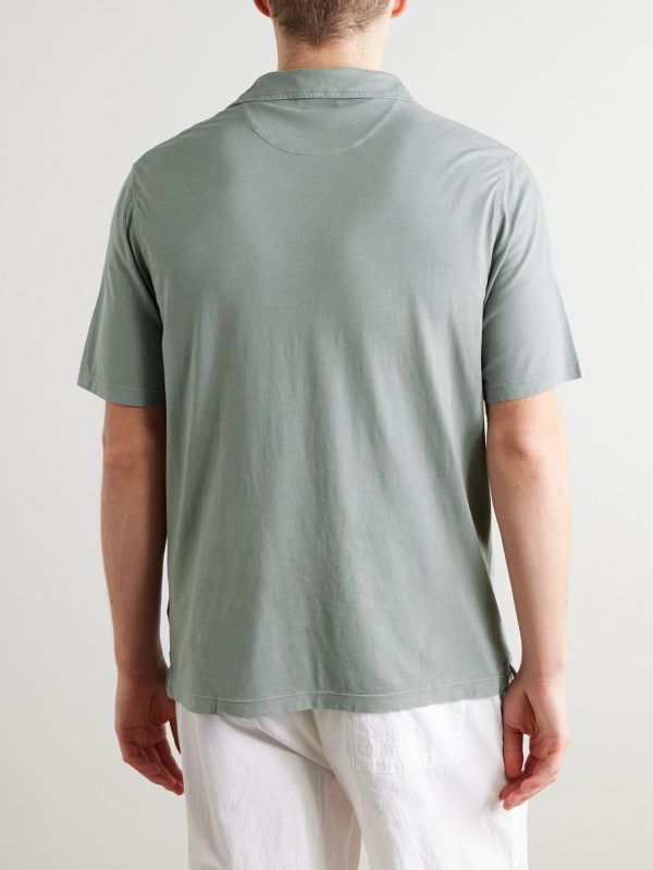 Lyocell and Cotton-Blend Polo Shirt - BK