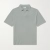Lyocell and Cotton-Blend Polo Shirt