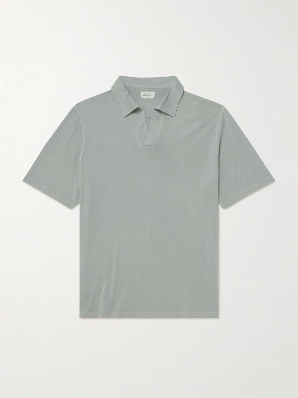 Lyocell and Cotton-Blend Polo Shirt