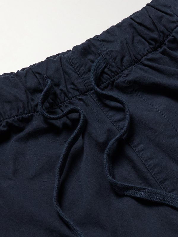 Joggy Straight-Leg Cotton-Twill Trousers - E1 Joggy Straight-Leg Cotton-Twill Trousers - E1