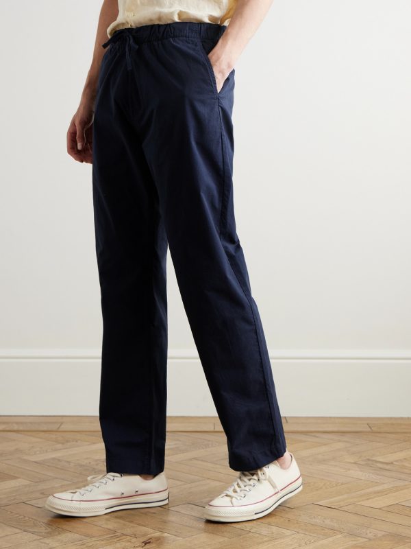 Joggy Straight-Leg Cotton-Twill Trousers - FR Joggy Straight-Leg Cotton-Twill Trousers - FR