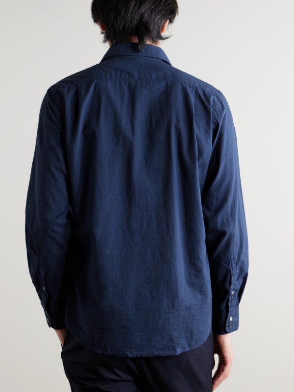 Paul Pat Cotton-Poplin Shirt - BK Paul Pat Cotton-Poplin Shirt - BK