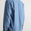 Premium Pat Grandad-Collar Linen Shirt - BK Premium Pat Grandad-Collar Linen Shirt - BK