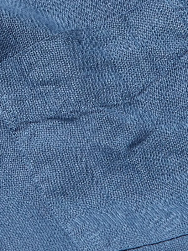 Premium Pat Grandad-Collar Linen Shirt - CU Premium Pat Grandad-Collar Linen Shirt - CU