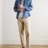 Premium Pat Grandad-Collar Linen Shirt - OU Premium Pat Grandad-Collar Linen Shirt - OU
