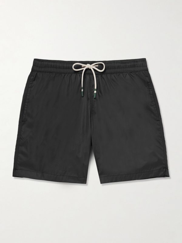 Slim-Fit Mid-Length Recycled Swim Shorts Slim-Fit Mid-Length Recycled Swim Shorts