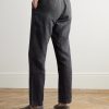 Joggy Straight-Leg Linen Drawstring Trousers - BK