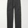 Joggy Straight-Leg Linen Drawstring Trousers