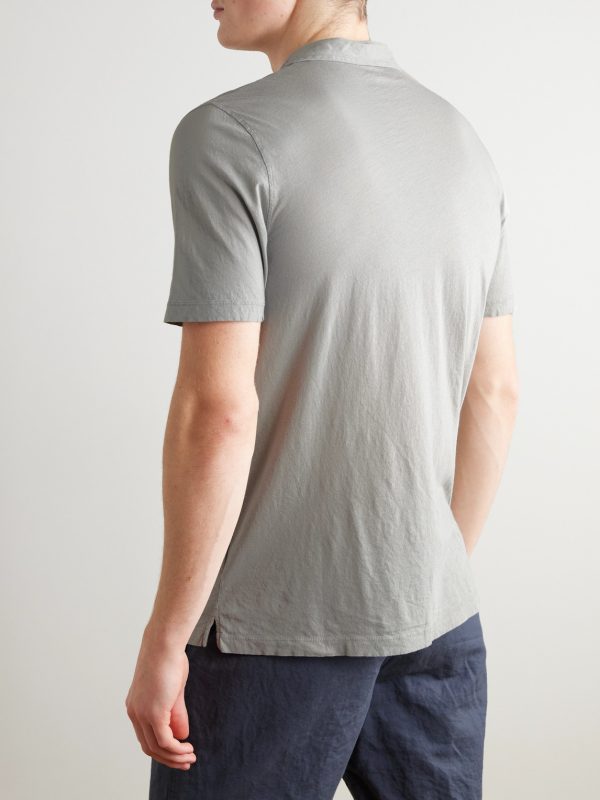 Cotton-Jersey Polo Shirt - BK