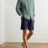 Joggy Slim-Fit Cotton Drawstring Shorts - OU Joggy Slim-Fit Cotton Drawstring Shorts - OU
