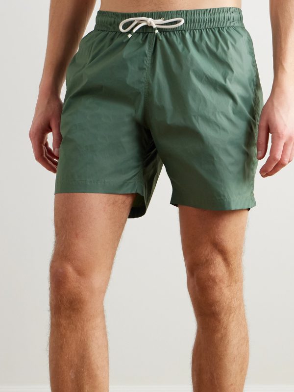 Slim-Fit Mid-Length Recycled Swim Shorts - OU