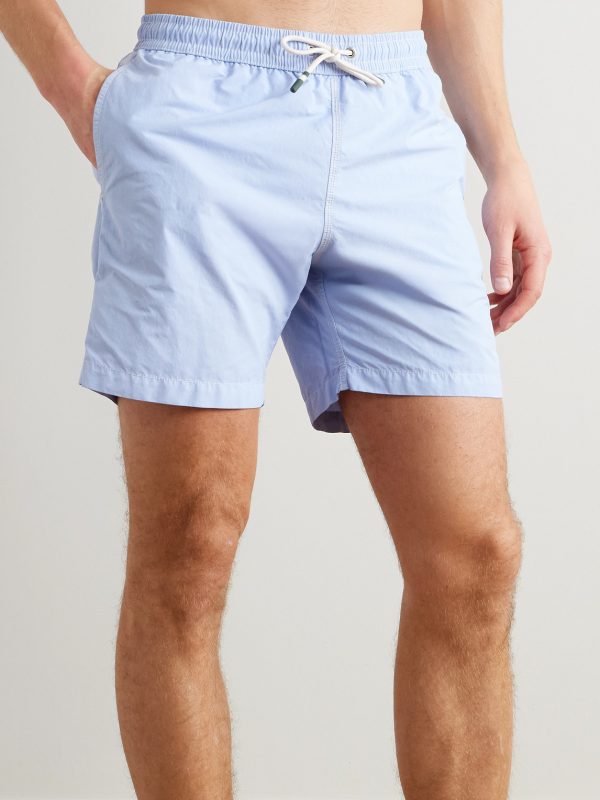 Slim-Fit Mid-Length Swim Shorts - OU Slim-Fit Mid-Length Swim Shorts - OU