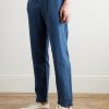 Joggy Straight-Leg Linen Drawstring Trousers - FR Joggy Straight-Leg Linen Drawstring Trousers - FR