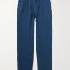 Joggy Straight-Leg Linen Drawstring Trousers Joggy Straight-Leg Linen Drawstring Trousers