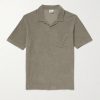 Cotton-Terry Polo Shirt