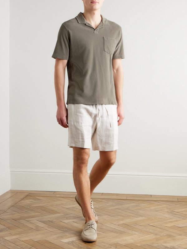 Cotton-Terry Polo Shirt - OU