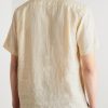 Palmito Mc Pat Convertible-Collar Linen Shirt - BK Palmito Mc Pat Convertible-Collar Linen Shirt - BK