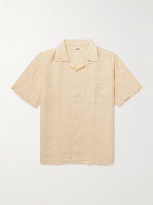 Palmito Mc Pat Convertible-Collar Linen Shirt Palmito Mc Pat Convertible-Collar Linen Shirt