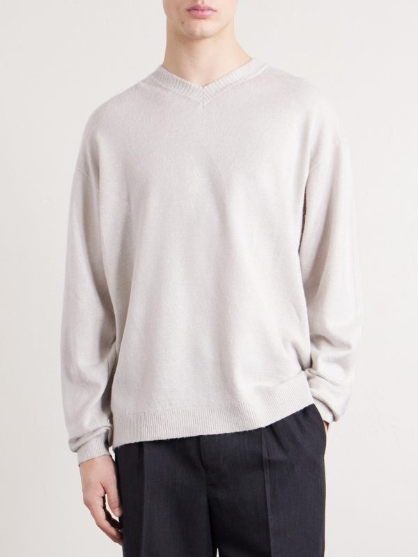 Linen and Cotton-Blend Sweater - FR Linen and Cotton-Blend Sweater - FR