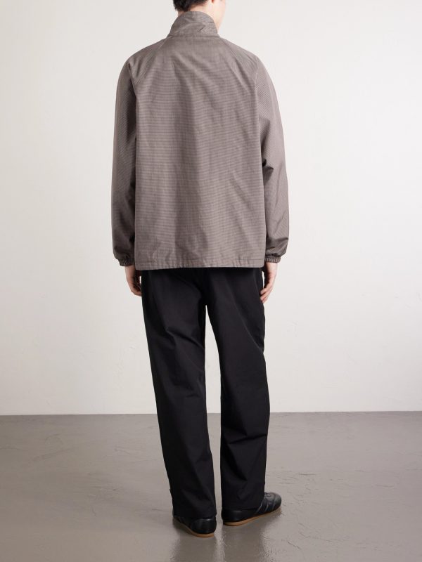 Reversible Checked Silk-Taffeta Jacket - BK