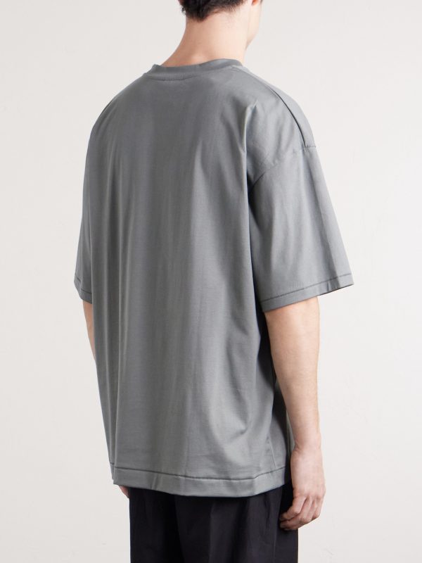 Oversized Cotton-Jersey T-Shirt - BK