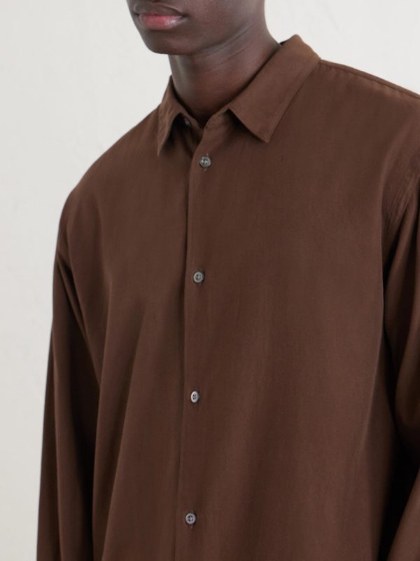 Cotton and Silk-Blend Shirt - CU