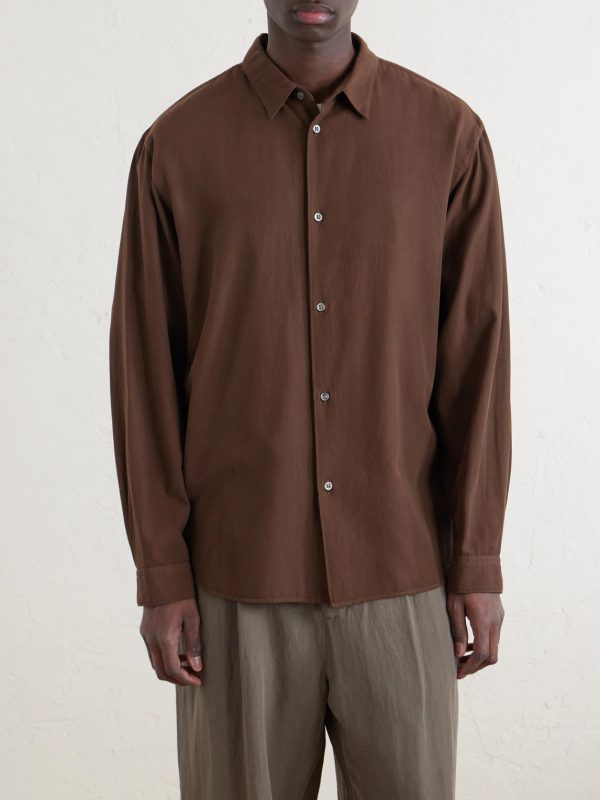 Cotton and Silk-Blend Shirt - FR