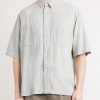 Cotton and Silk-Blend Shirt - FR Cotton and Silk-Blend Shirt - FR