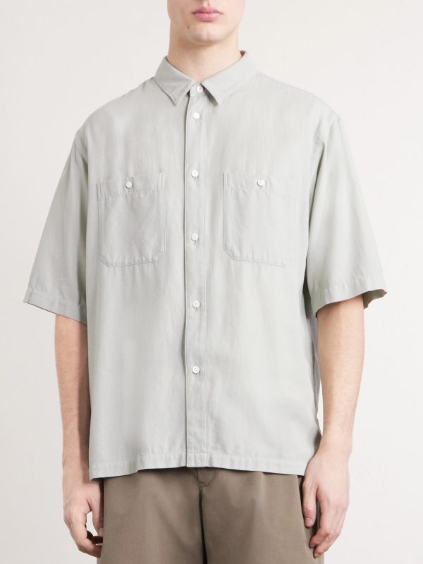 Cotton and Silk-Blend Shirt - FR Cotton and Silk-Blend Shirt - FR