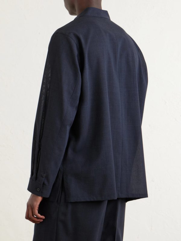 Wool-Gauze Shirt - BK
