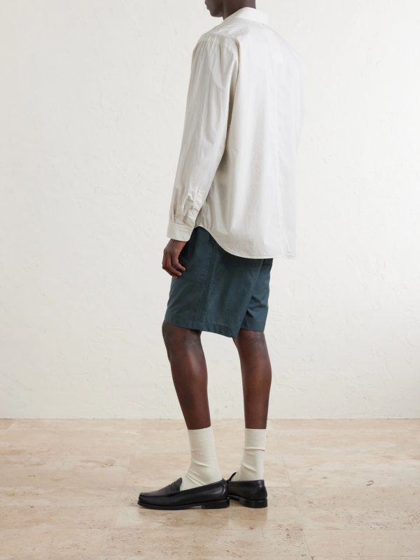 Oversized Cotton-Poplin Shirt - BK Oversized Cotton-Poplin Shirt - BK