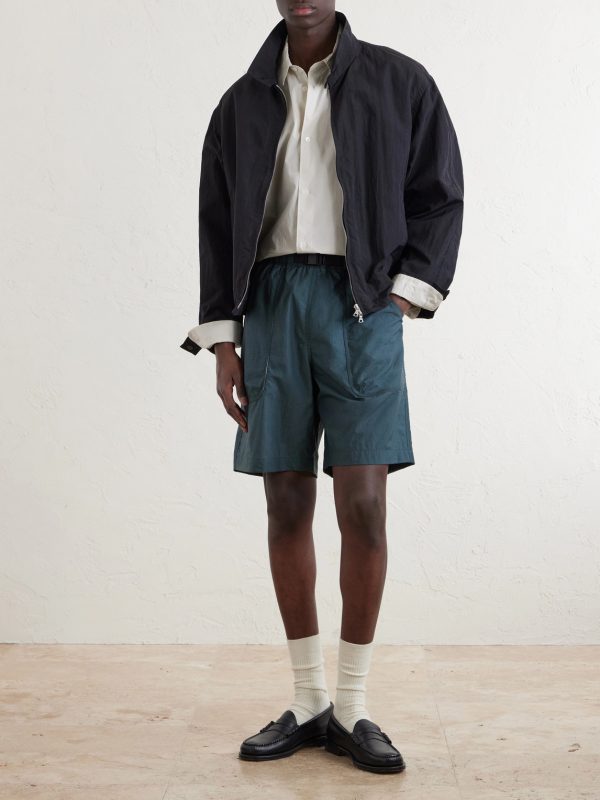 Oversized Cotton-Poplin Shirt - OU Oversized Cotton-Poplin Shirt - OU