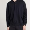 Cotton-Blend Polo Sweater - FR Cotton-Blend Polo Sweater - FR