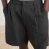 Wide-Leg Cotton and Linen-Blend Twill Shorts - CU Wide-Leg Cotton and Linen-Blend Twill Shorts - CU