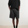 Wide-Leg Cotton and Linen-Blend Twill Shorts - OU Wide-Leg Cotton and Linen-Blend Twill Shorts - OU