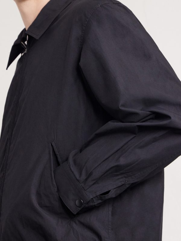 Cotton-Blend Gabardine Harrington Jacket - CU