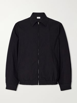 Cotton-Blend Gabardine Harrington Jacket Cotton-Blend Gabardine Harrington Jacket