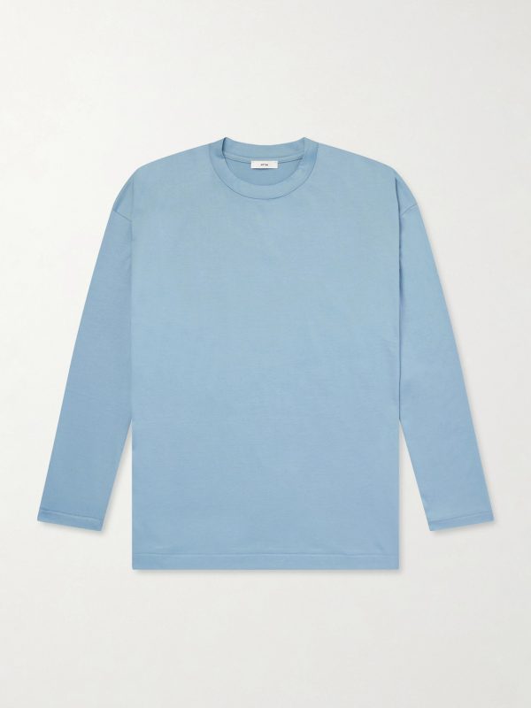 Suvin Cotton Long-Sleeved T-Shirt