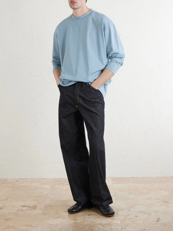 Suvin Cotton Long-Sleeved T-Shirt - OU