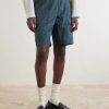 Wide-Leg Belted Shell Shorts - FR Wide-Leg Belted Shell Shorts - FR