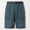 Wide-Leg Belted Shell Shorts Wide-Leg Belted Shell Shorts