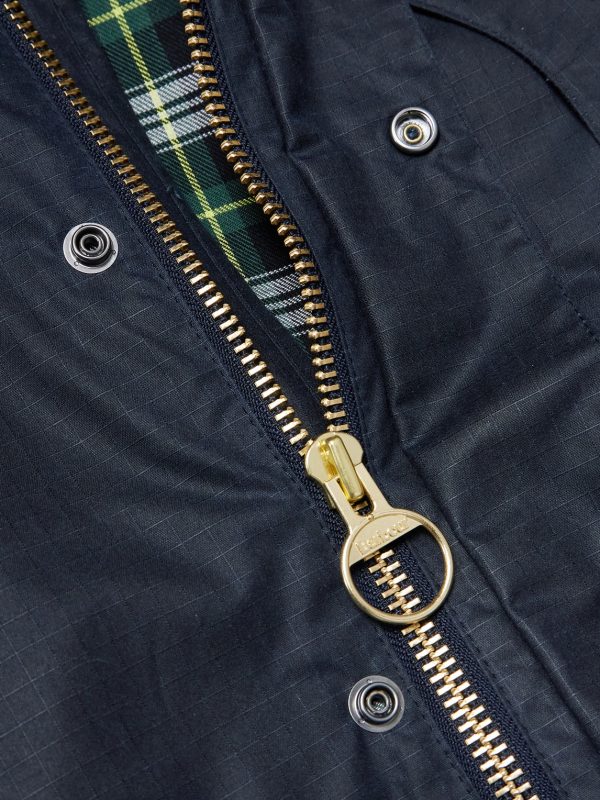 Modified Beaufort Spectator Corduroy-Trimmed Waxed Cotton-Ripstop Jacket - CU