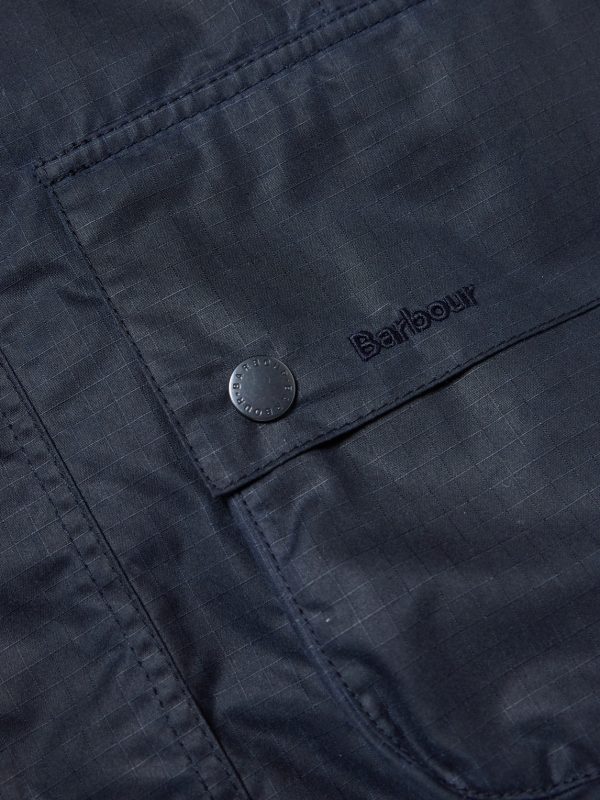 Modified Beaufort Spectator Corduroy-Trimmed Waxed Cotton-Ripstop Jacket - E1