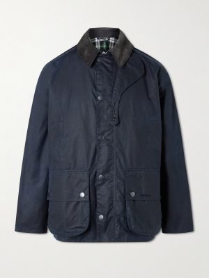 Modified Beaufort Spectator Corduroy-Trimmed Waxed Cotton-Ripstop Jacket Modified Beaufort Spectator Corduroy-Trimmed Waxed Cotton-Ripstop Jacket