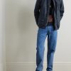 Modified Beaufort Spectator Corduroy-Trimmed Waxed Cotton-Ripstop Jacket - OU