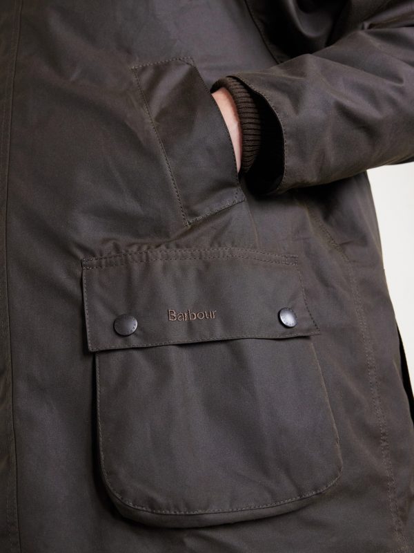 Bedale Corduroy-Trimmed Waxed Cotton Jacket - CU