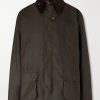 Bedale Corduroy-Trimmed Waxed Cotton Jacket