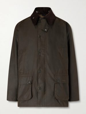 Bedale Corduroy-Trimmed Waxed Cotton Jacket Bedale Corduroy-Trimmed Waxed Cotton Jacket