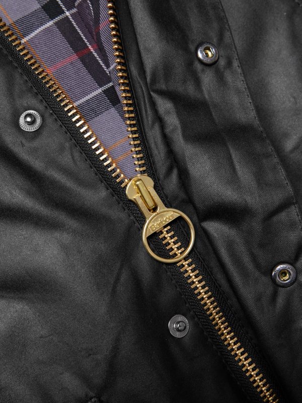 Bedale corduroy-trimmed waxed-cotton jacket - CU Bedale corduroy-trimmed waxed-cotton jacket - CU